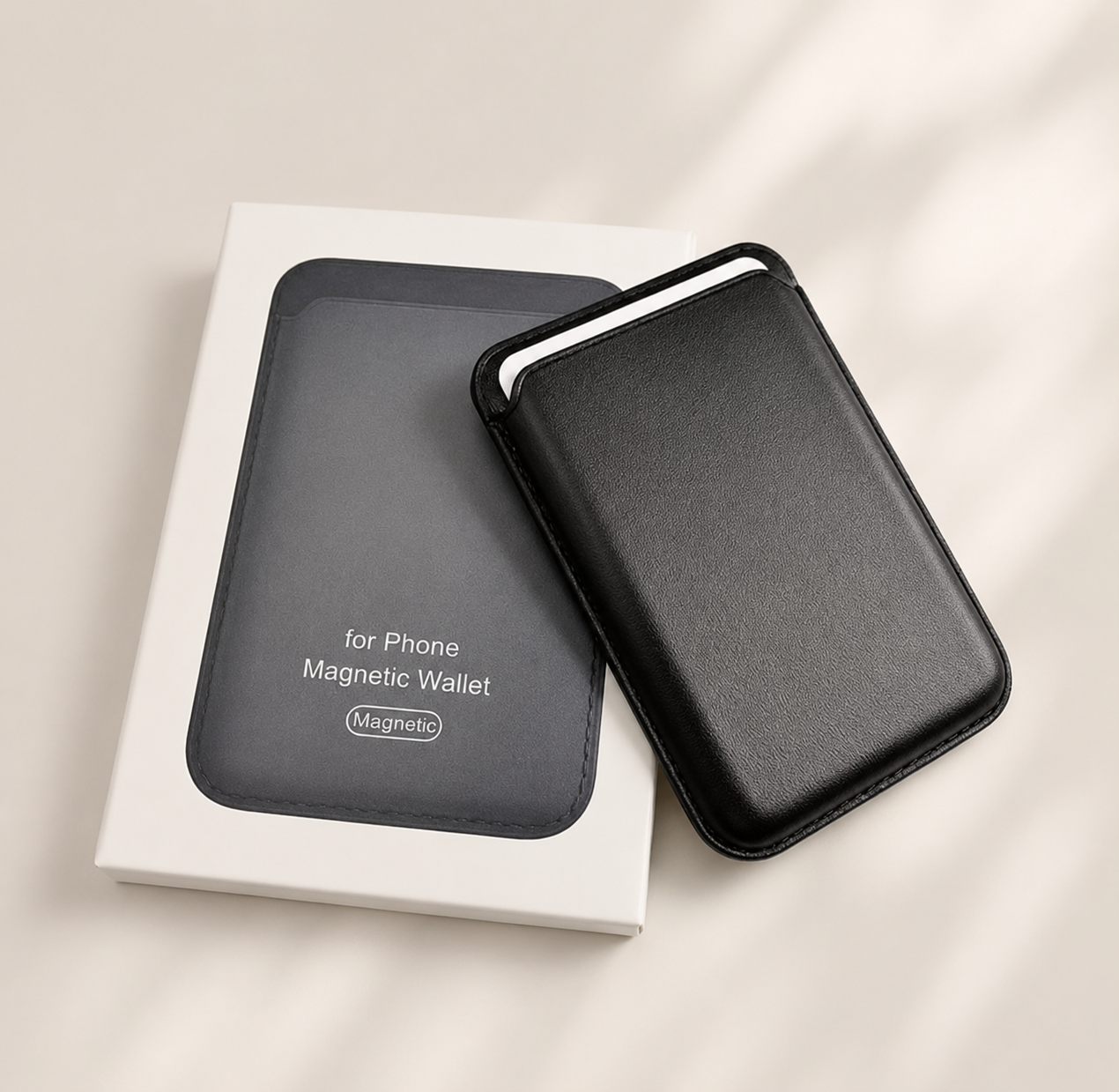 Billetera Magnética Premium para iPhone | Diseño Minimalista y Seguro
